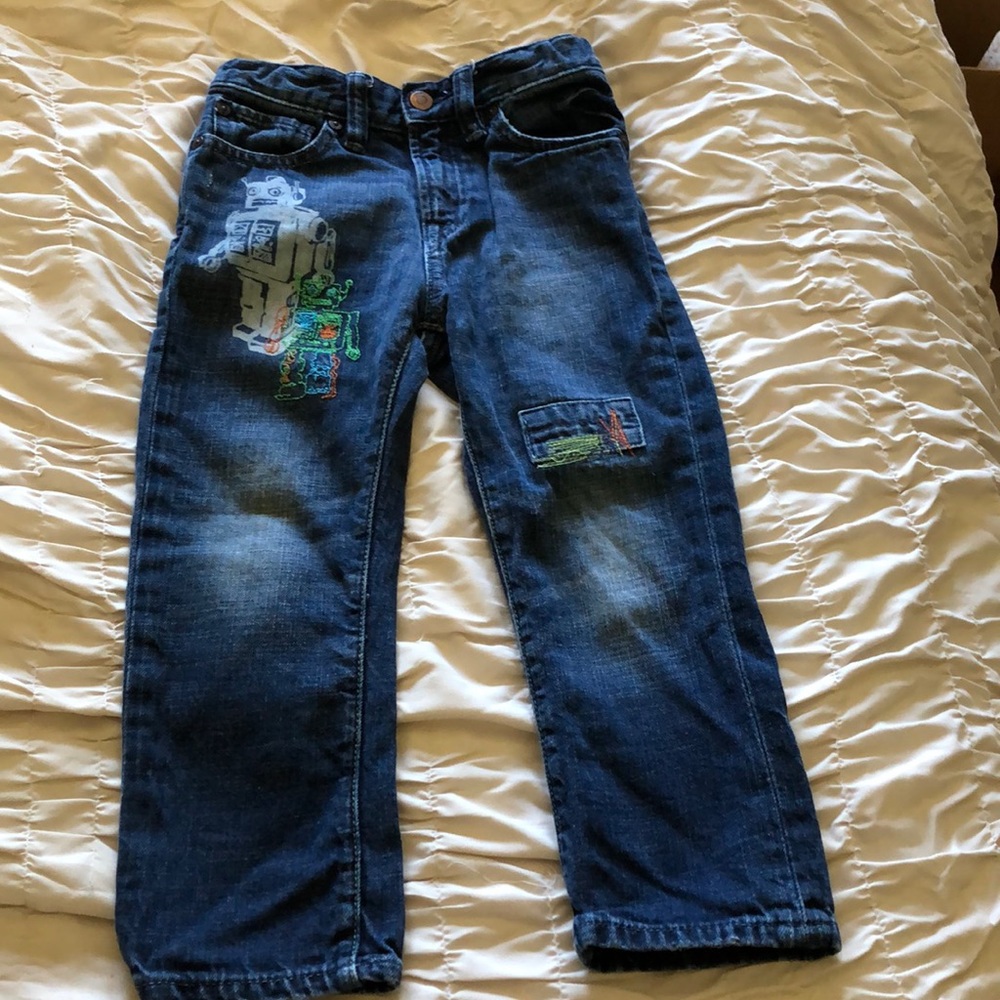Gap denim robot jeans